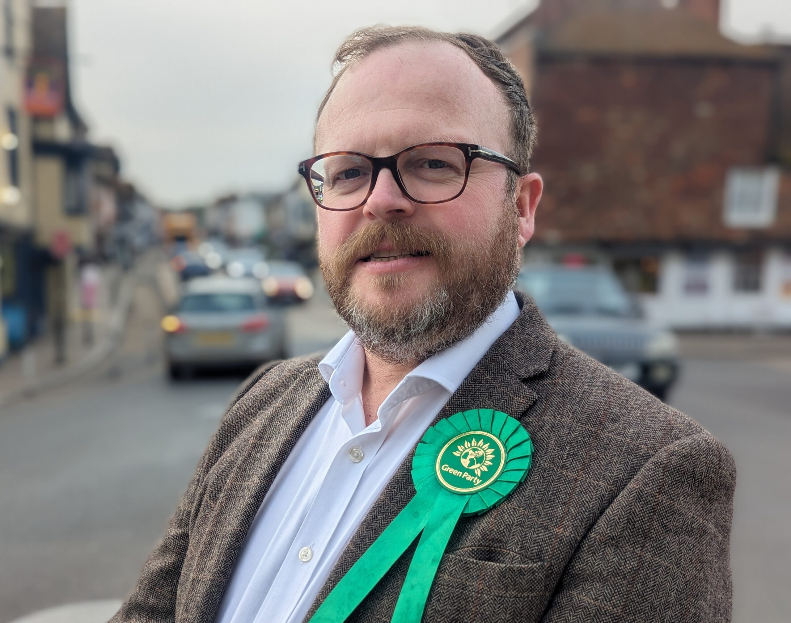 A photo of Henry Stanton, the Green Party parliamentary candidate for Canterbury